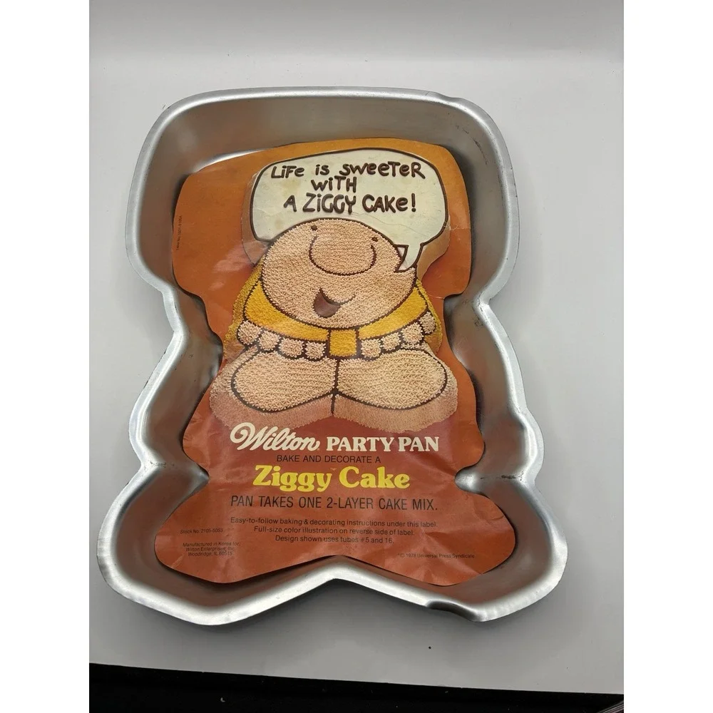 Wilton 1978 ZIGGY Cartoon Character Cake Pan Mold 502-7628 - Party Favorite